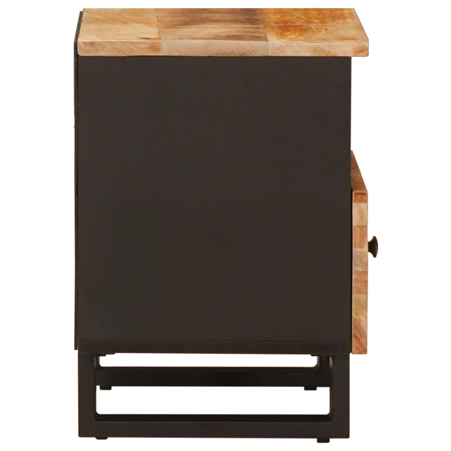 Mobiletto da Letto con cassetto Marrone 40 x 33 x 46 cm