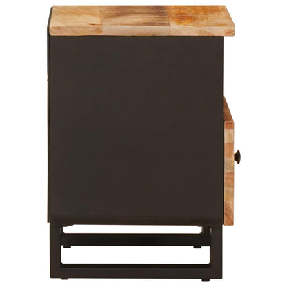 Mobiletto da Letto con cassetto Marrone 40 x 33 x 46 cm