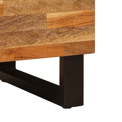 Mobile TV Marrone 80 x 33 x 46 cm Legno di mango massello | homemem39