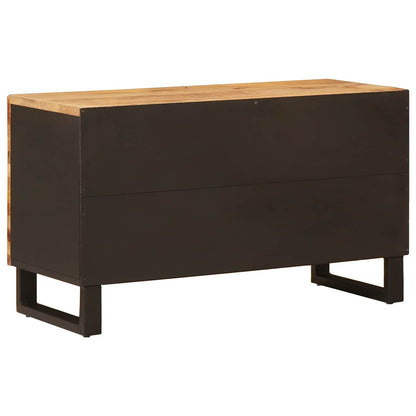 Mobile TV Marrone 80 x 33 x 46 cm Legno di mango massello | homemem39