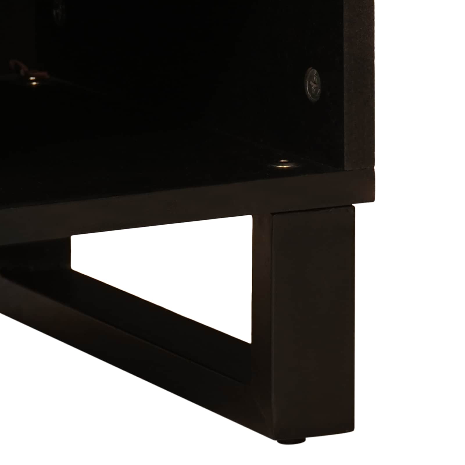 Mobile TV Marrone 100 x 33 x 46 cm Legno di mango massello | homemem39