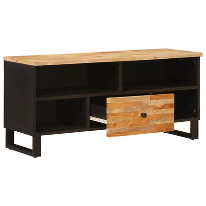 Mobile TV Marrone 100 x 33 x 46 cm Legno di mango massello | homemem39