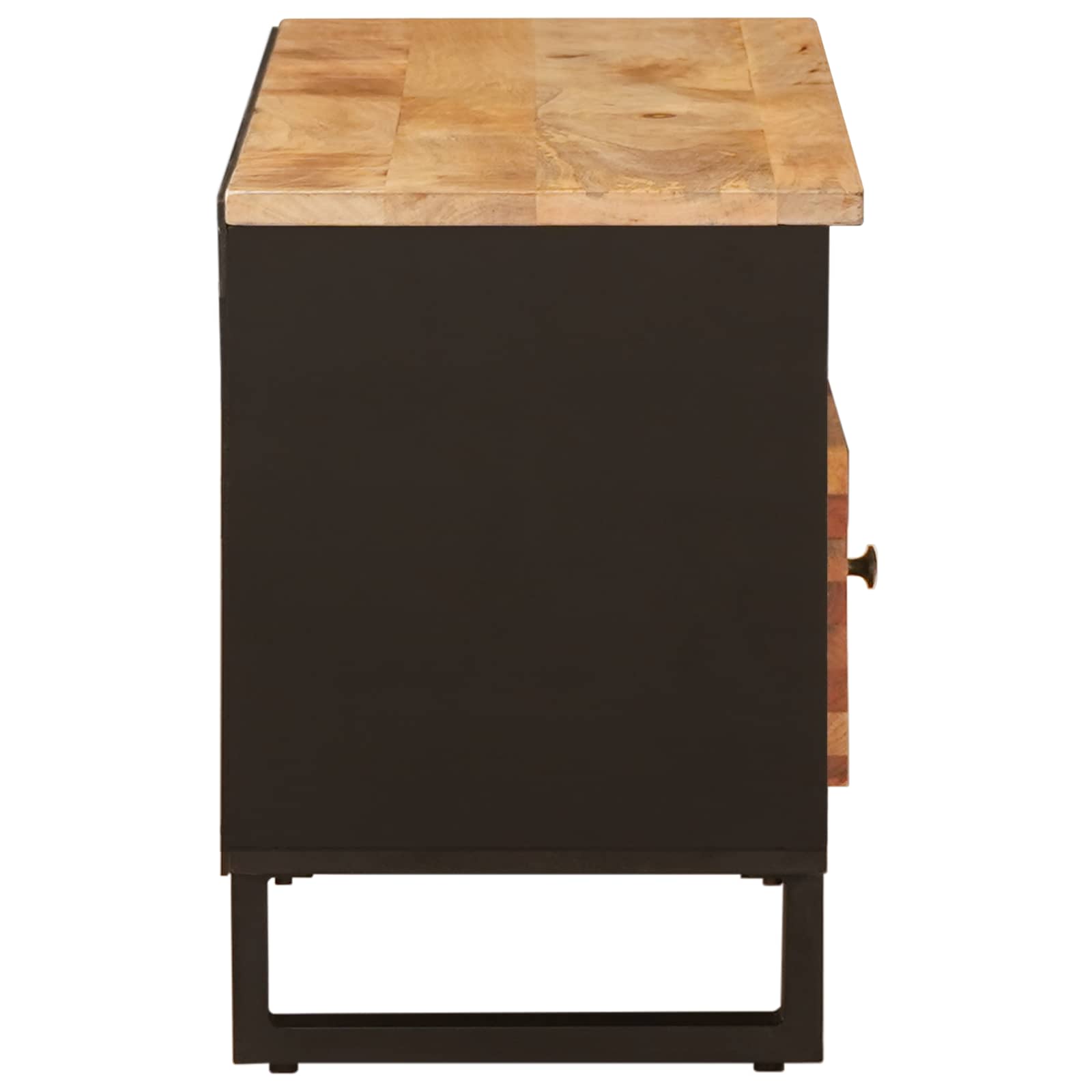 Mobile TV Marrone 100 x 33 x 46 cm Legno di mango massello | homemem39