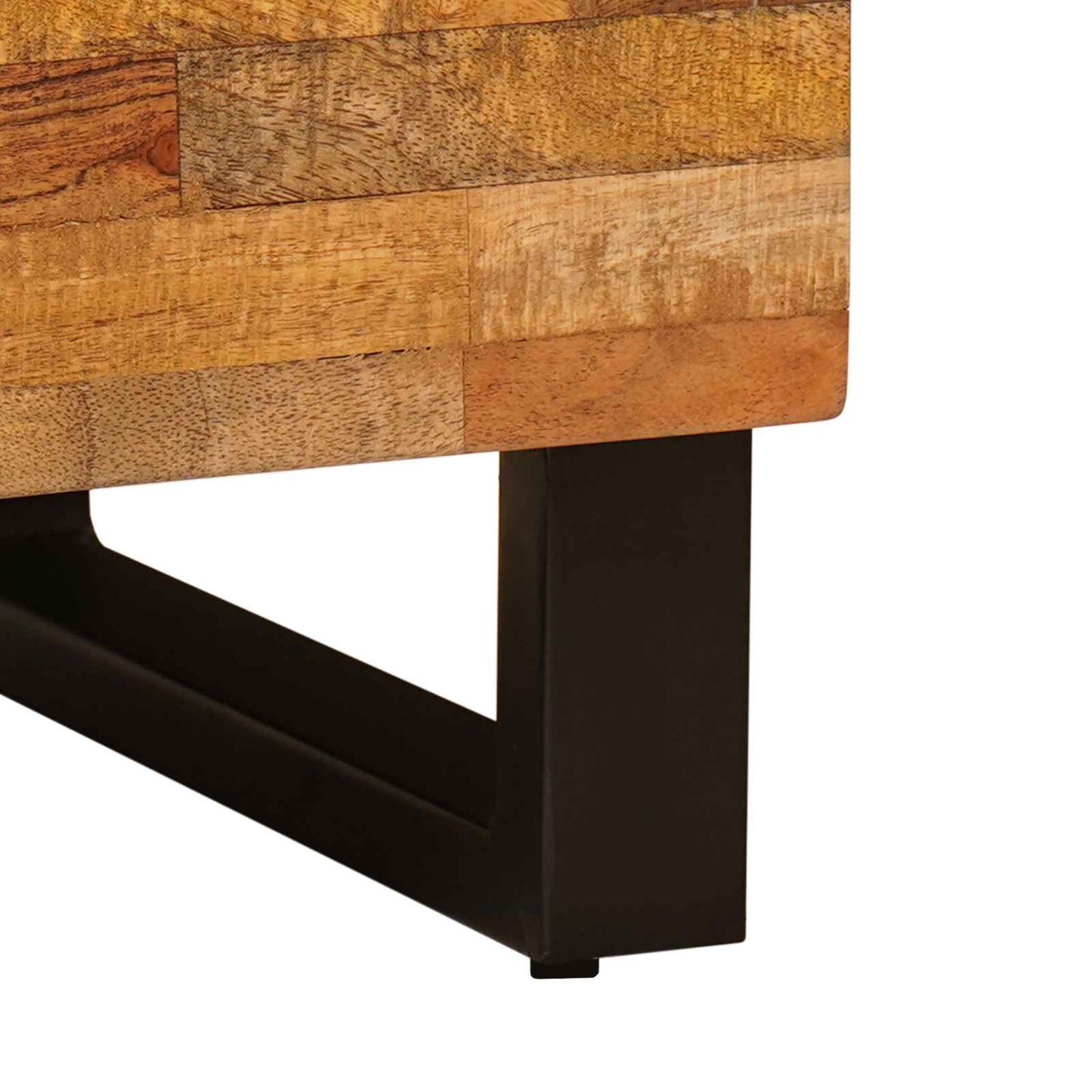 Mobile TV Marrone 80 x 33 x 46 cm Legno di mango massello