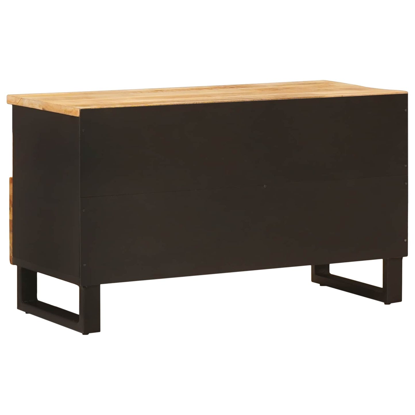 Mobile TV Marrone 80 x 33 x 46 cm Legno di mango massello | homemem39