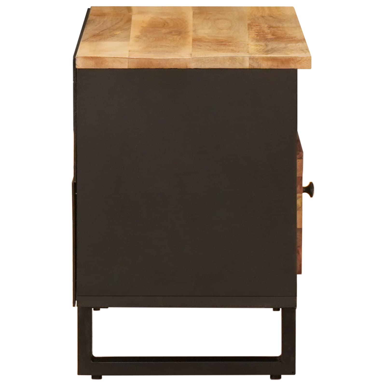 Mobile TV Marrone 80 x 33 x 46 cm Legno di mango massello | homemem39