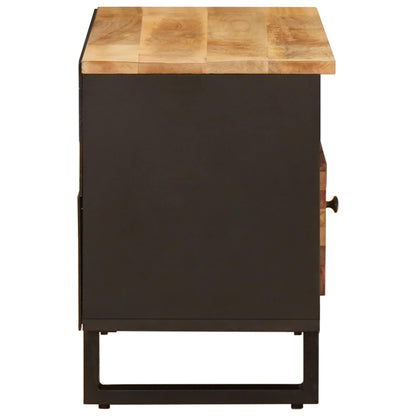 Mobile TV Marrone 80 x 33 x 46 cm Legno di mango massello | homemem39