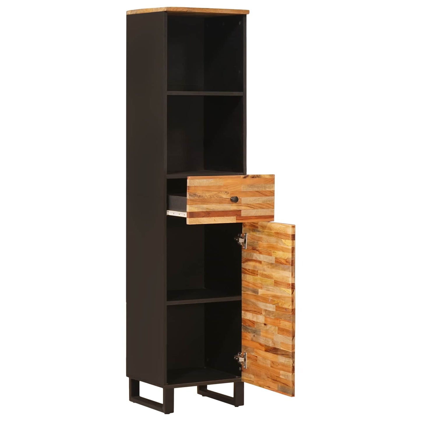 Mobile da Bagno con porta Rovere artigianale 38 x 33 x 160 cm