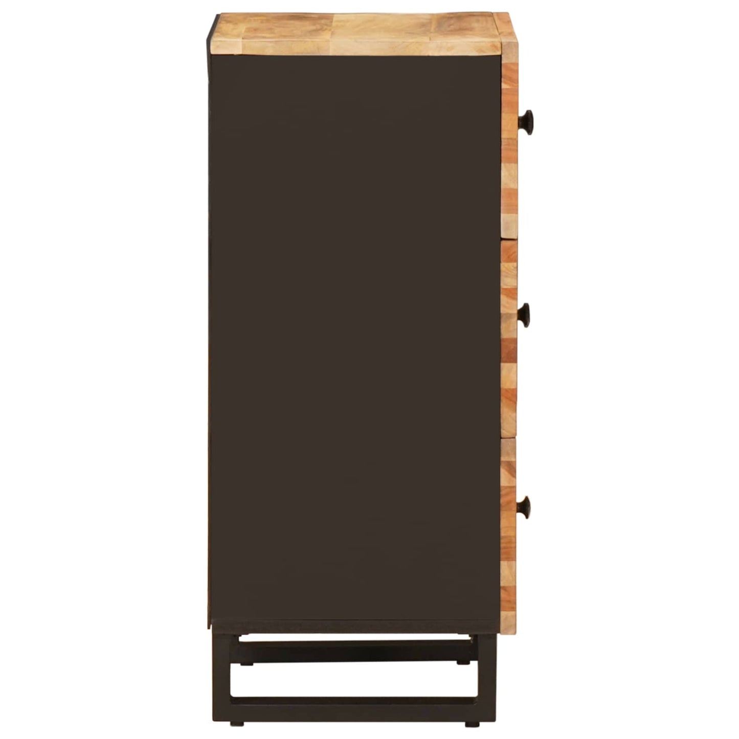 Mobile laterale Marrone 40 x 33 x 75 cm Legno di mango massello | homemem39