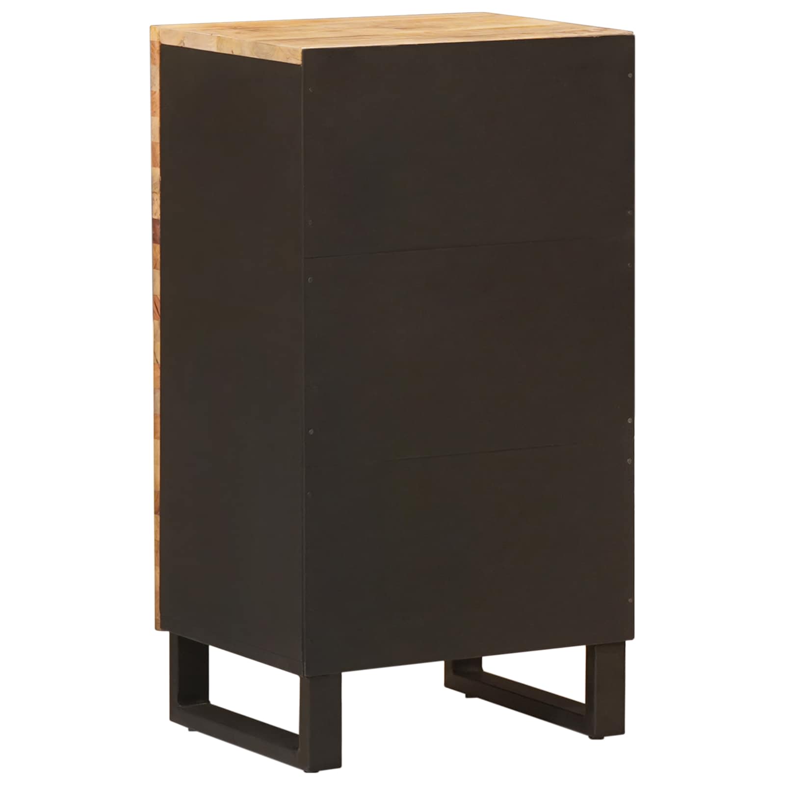 Mobile laterale Marrone 40 x 33 x 75 cm Legno di mango massello | homemem39
