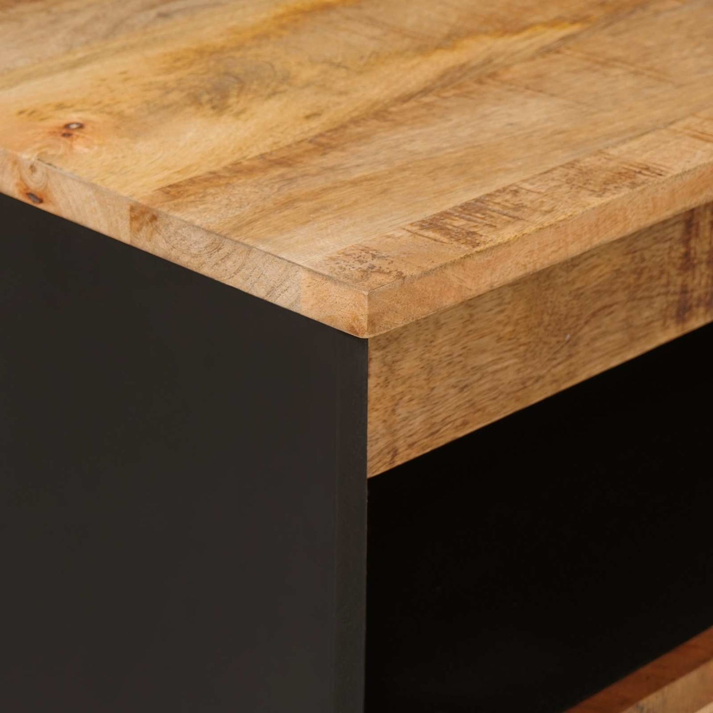 Mobile laterale Marrone 60 x 33 x 75 cm Legno di mango massello | homemem39