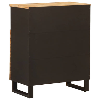 Mobile laterale Marrone 60 x 33 x 75 cm Legno di mango massello | homemem39
