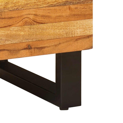Mobile laterale Marrone 60 x 33 x 75 cm Legno di mango massello