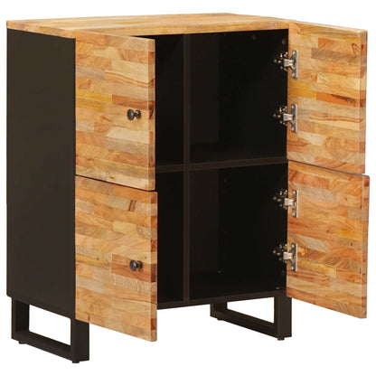 Mobile laterale Marrone 60 x 33 x 75 cm Legno di mango massello