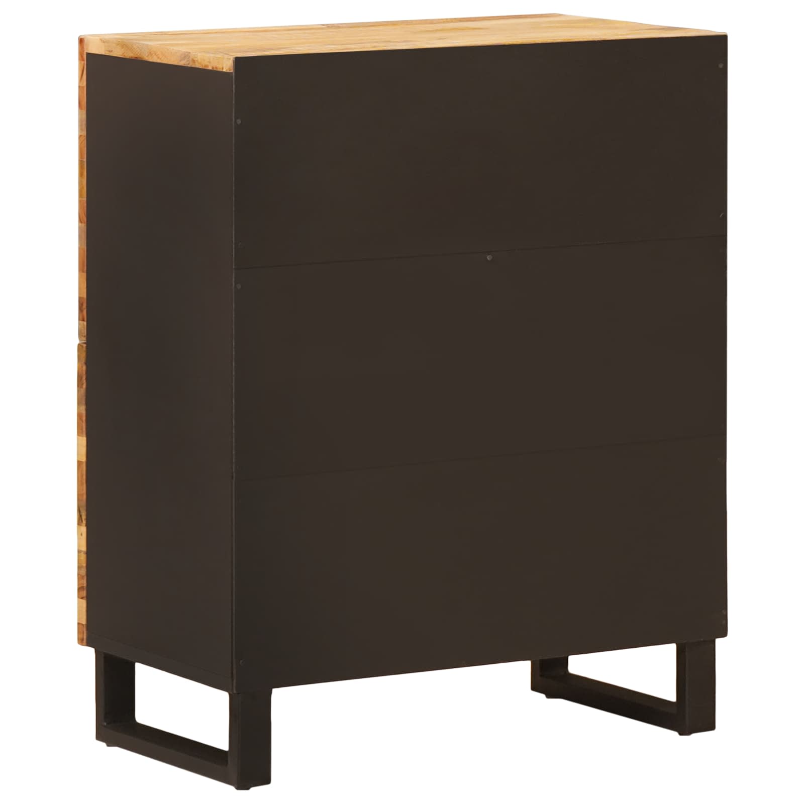 Mobile laterale Marrone 60 x 33 x 75 cm Legno di mango massello | homemem39