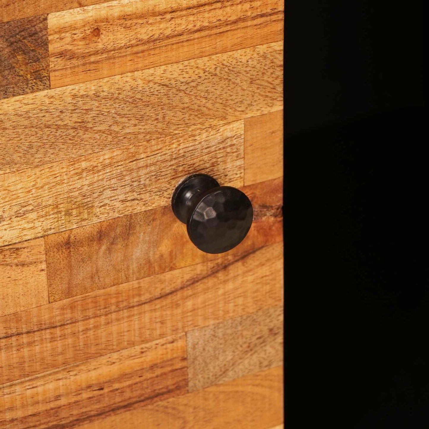 Mobile laterale Marrone 80 x 33 x 75 cm Legno di mango massello | homemem39