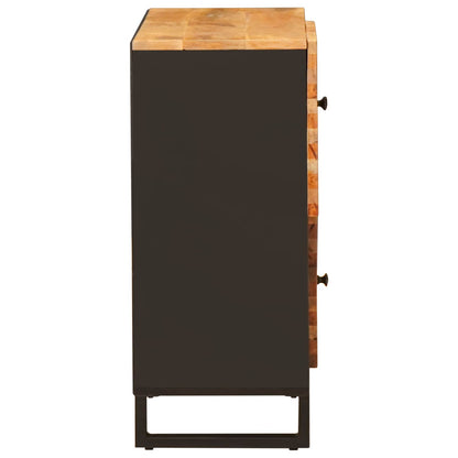 Mobile laterale Marrone 80 x 33 x 75 cm Legno di mango massello | homemem39