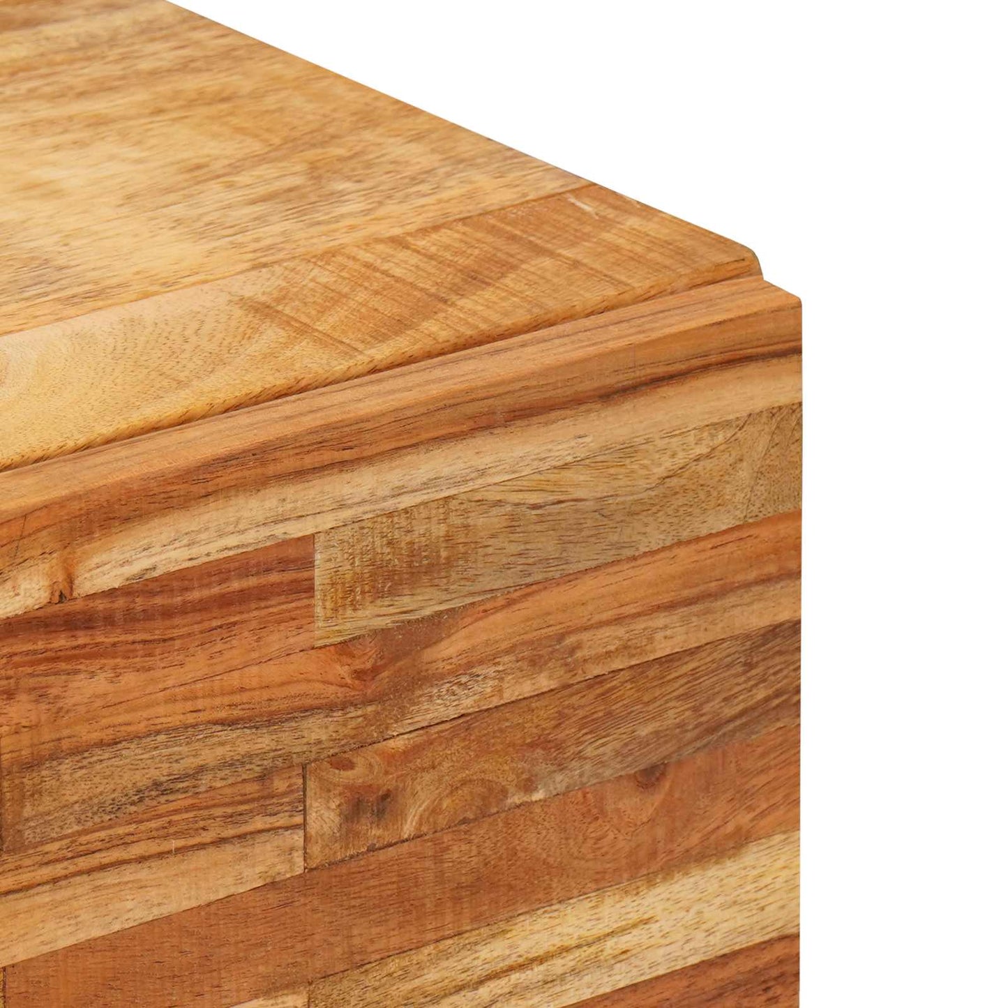 Mobile laterale Marrone 90 x 33 x 75 cm Legno di mango massello | homemem39