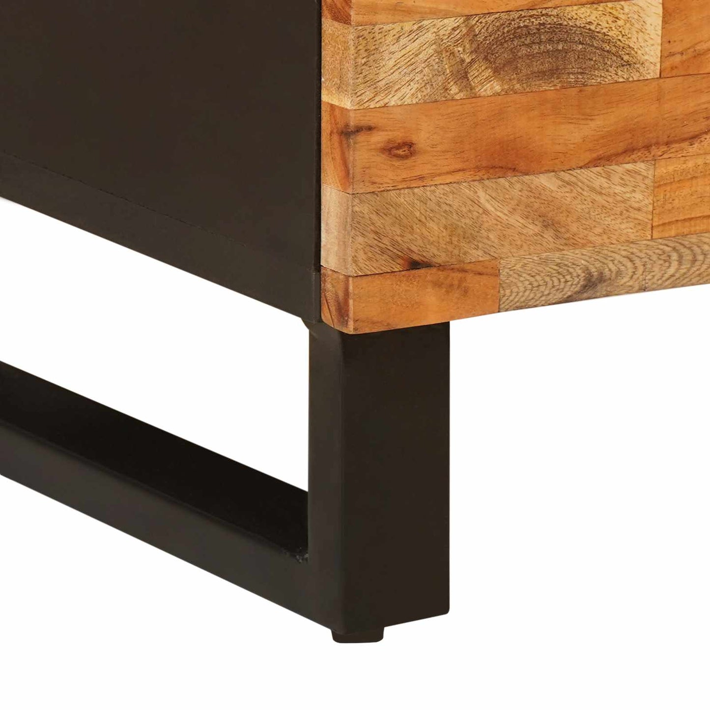 Mobile laterale Marrone 90 x 33 x 75 cm Legno di mango massello | homemem39