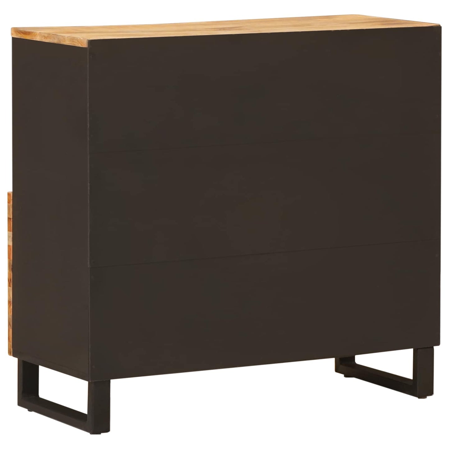 Mobile laterale Marrone 90 x 33 x 75 cm Legno di mango massello | homemem39