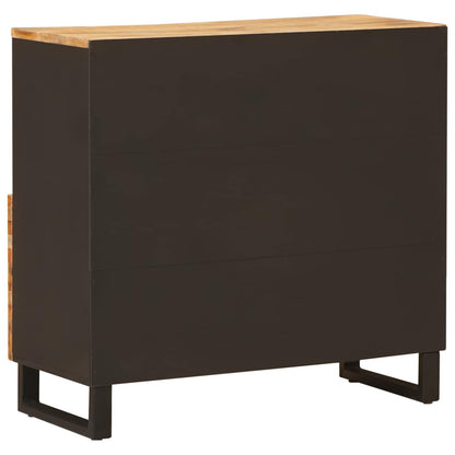 Mobile laterale Marrone 90 x 33 x 75 cm Legno di mango massello | homemem39