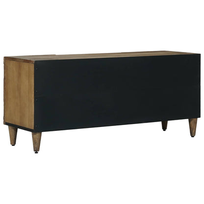 Mobile TV Marrone 105 x 33,5 x 46 cm Legno di mango massello | homemem39