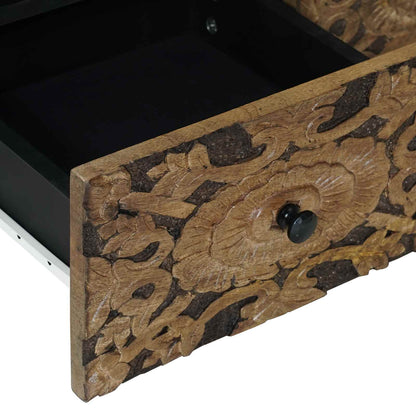 Mobile TV Marrone 70 x 33,5 x 46 cm Legno di mango massello | homemem39