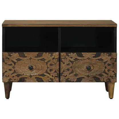 Mobile TV Marrone 70 x 33,5 x 46 cm Legno di mango massello | homemem39