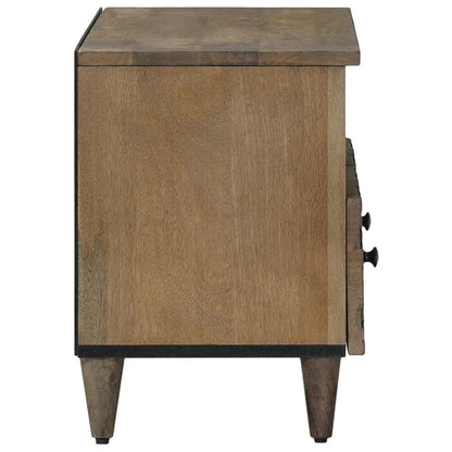 Mobile TV Marrone 70 x 33,5 x 46 cm Legno di mango massello