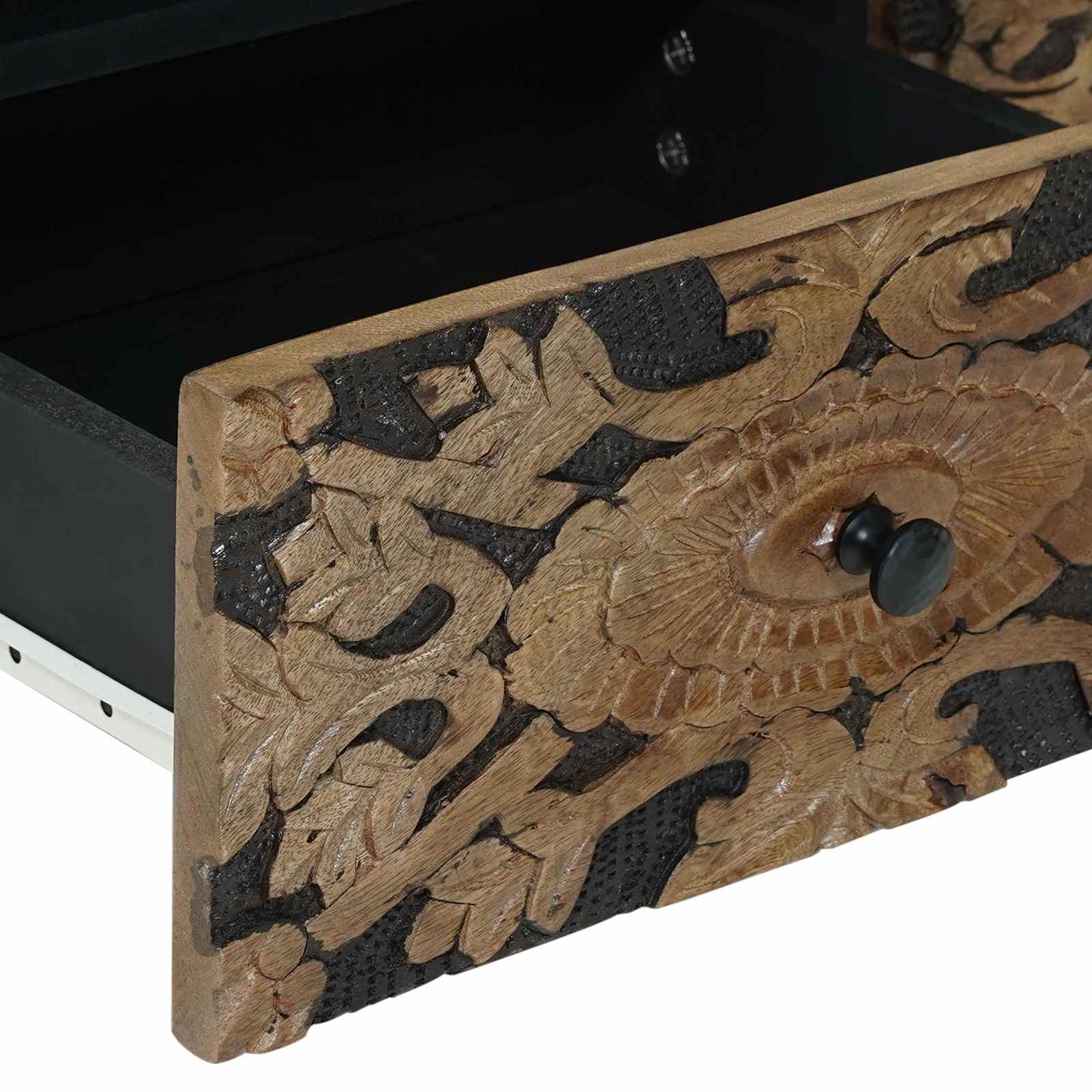 Tavolino da salotto con cassetto Marrone 80 x 54 x 40 cm | homemem39