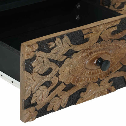 Tavolino da salotto con cassetto Marrone 80 x 54 x 40 cm | homemem39