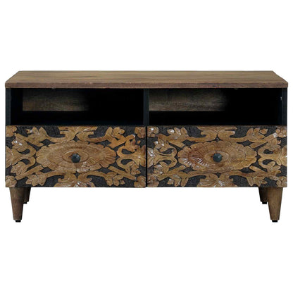 Tavolino da salotto con cassetto Marrone 80 x 54 x 40 cm