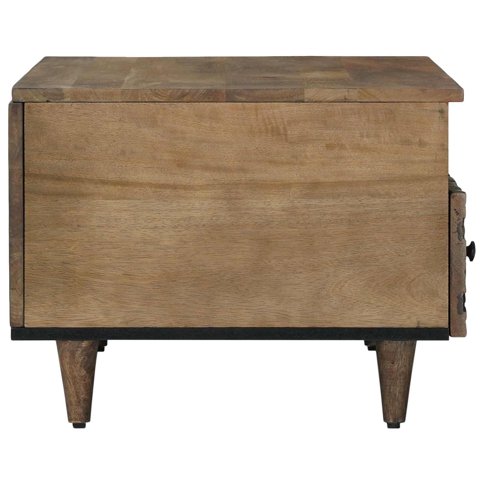 Tavolino da salotto con cassetto Marrone 80 x 54 x 40 cm | homemem39