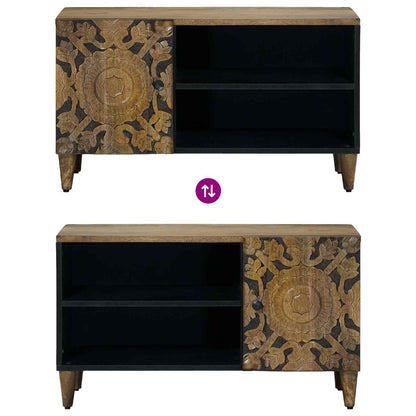 Mobile TV Marrone 80 x 31,5 x 46 cm Legno di mango massello | homemem39