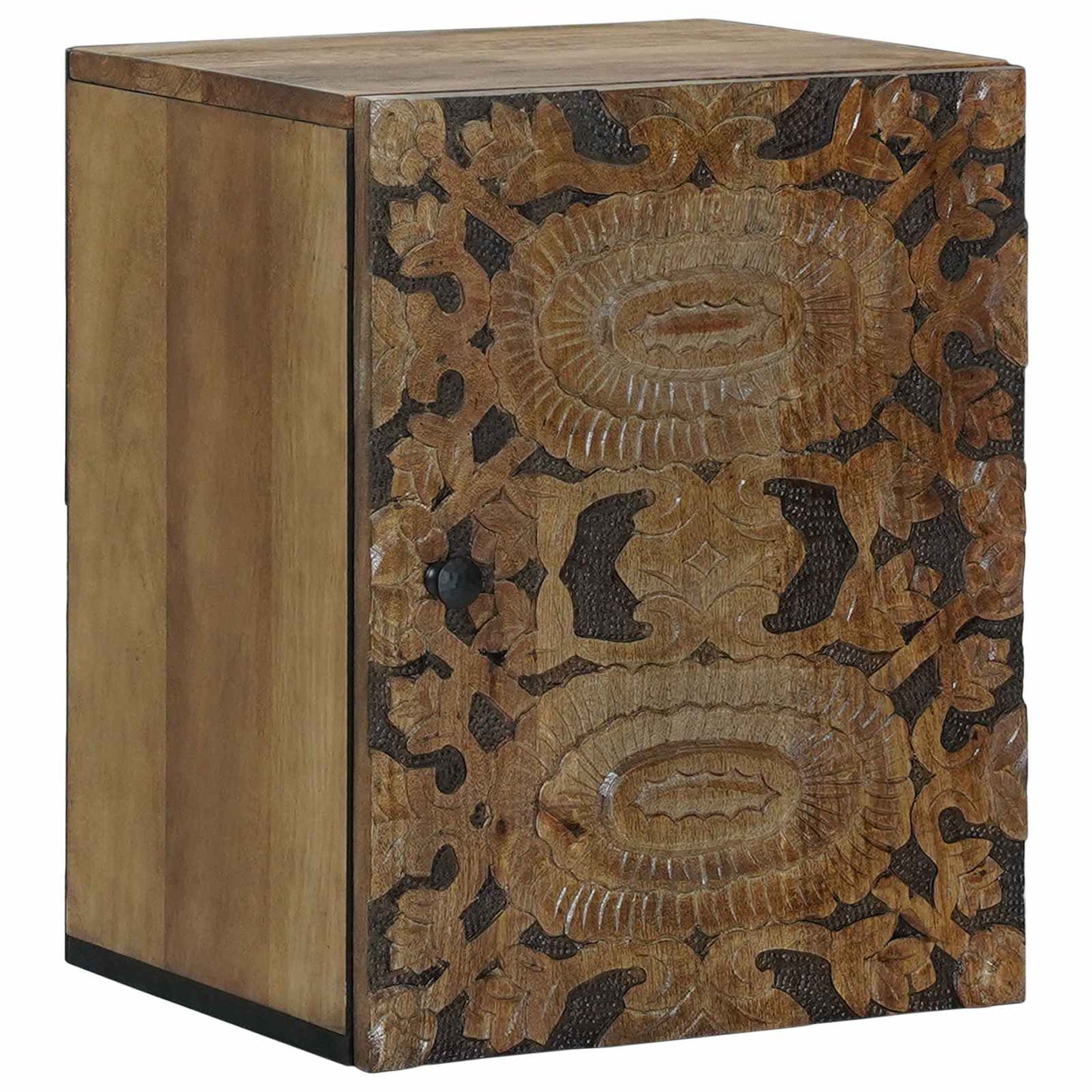 Mobile Appeso da Bagno con porta Marrone 38 x 33,5 x 48 cm | homemem39