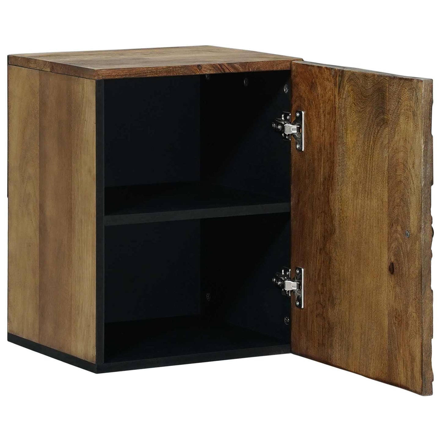 Mobile Appeso da Bagno con porta Marrone 38 x 33,5 x 48 cm | homemem39
