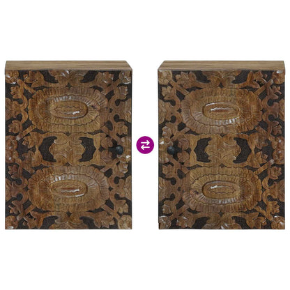 Mobile Appeso da Bagno con porta Marrone 38 x 33,5 x 48 cm | homemem39