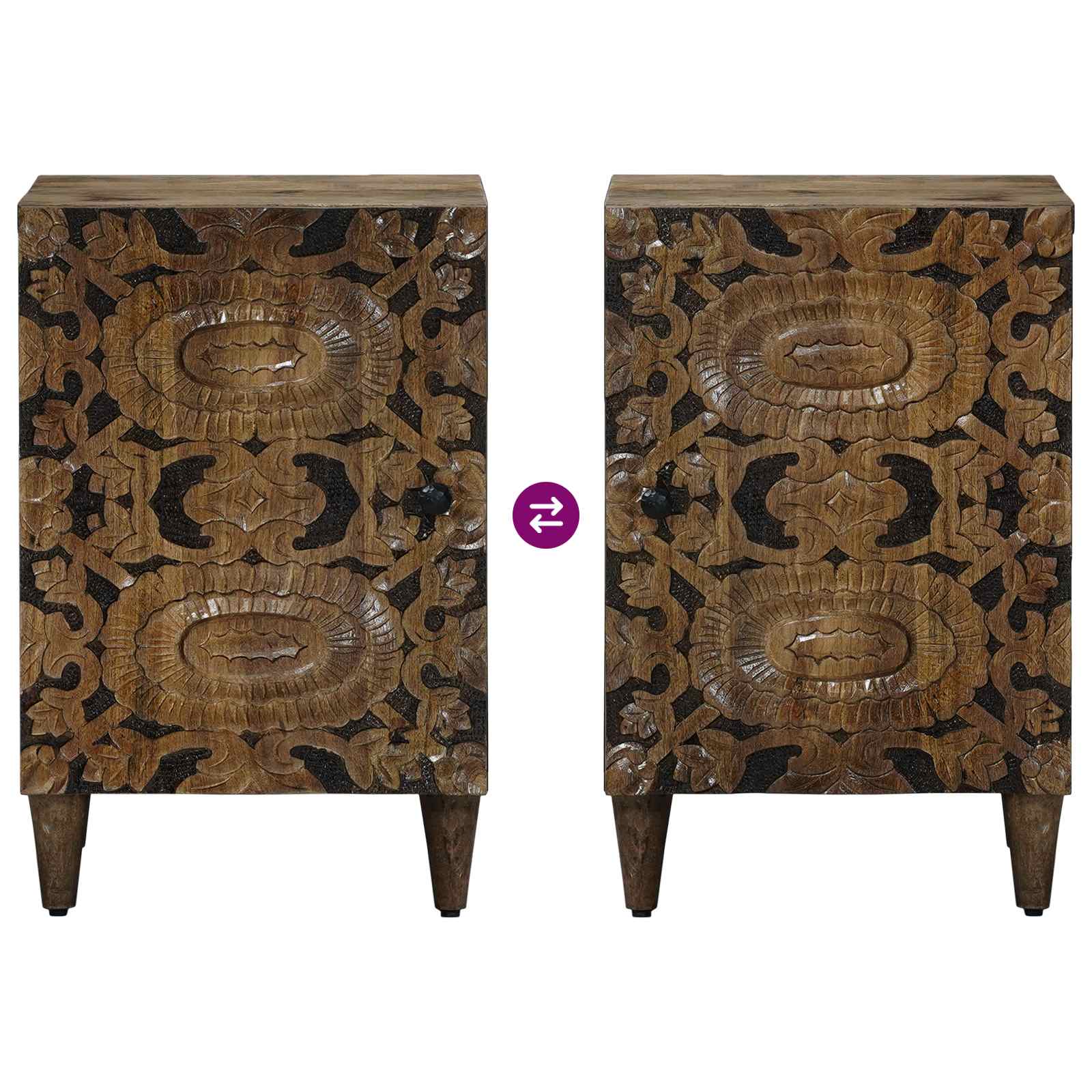 Mobile da Bagno con archiviazione Marrone 38 x 33,5 x 58 cm | homemem39