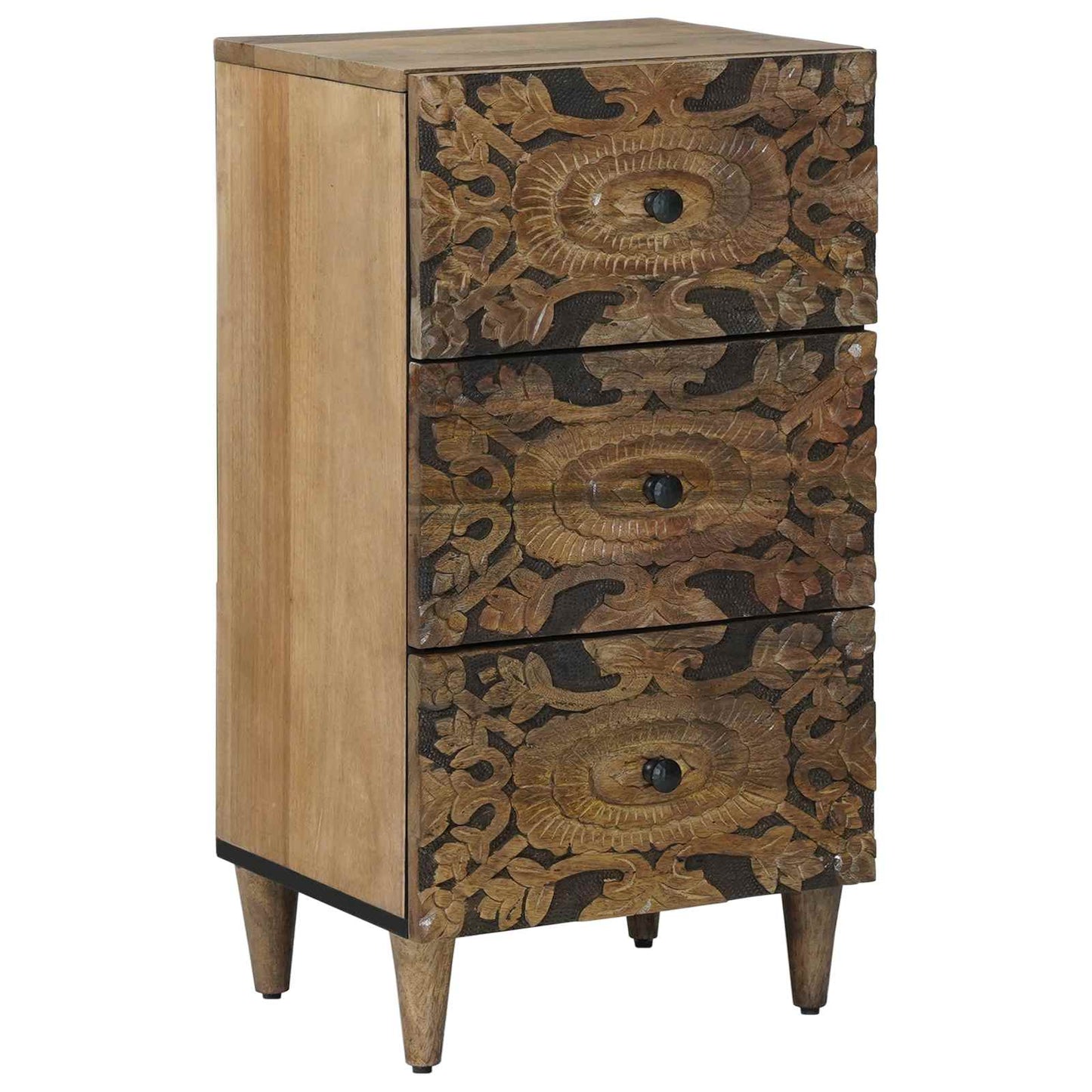 Credenza Marrone 40 x 33,5 x 75 cm Legno di mango massello | homemem39