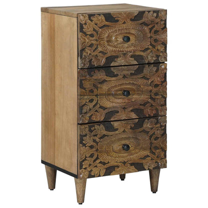 Credenza Marrone 40 x 33,5 x 75 cm Legno di mango massello | homemem39
