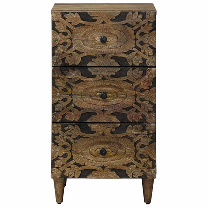 Credenza Marrone 40 x 33,5 x 75 cm Legno di mango massello