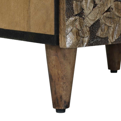 Credenza Marrone 40 x 33,5 x 75 cm Legno di mango massello | homemem39