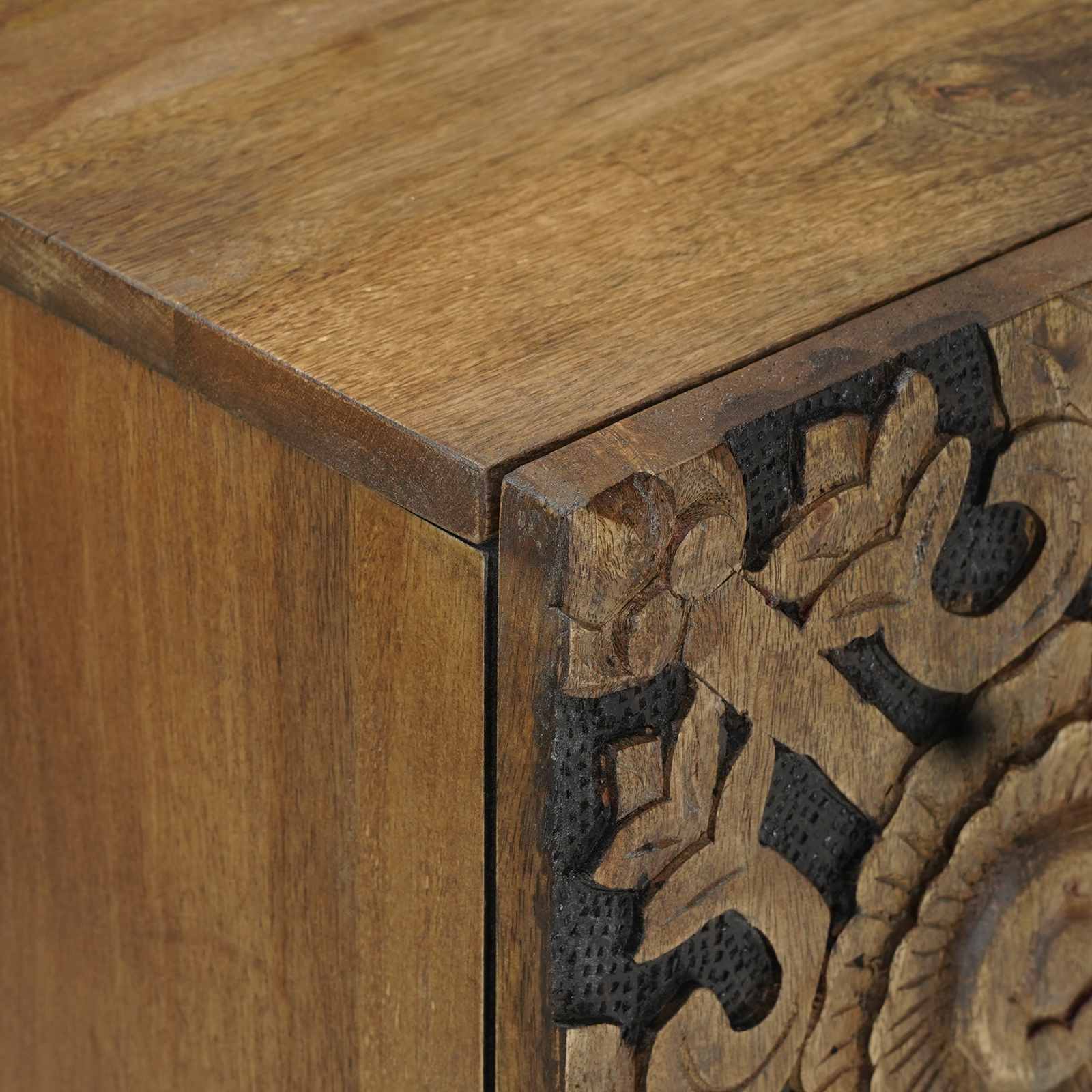 Credenza Marrone 60 x 33,5 x 75 cm Legno di mango massello | homemem39