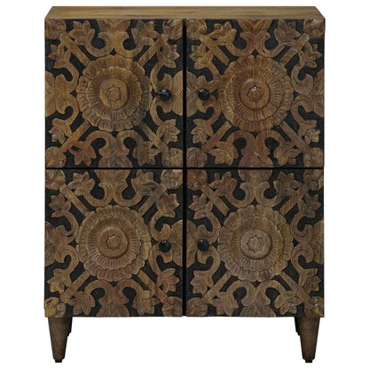 Credenza Marrone 60 x 33,5 x 75 cm Legno di mango massello | homemem39