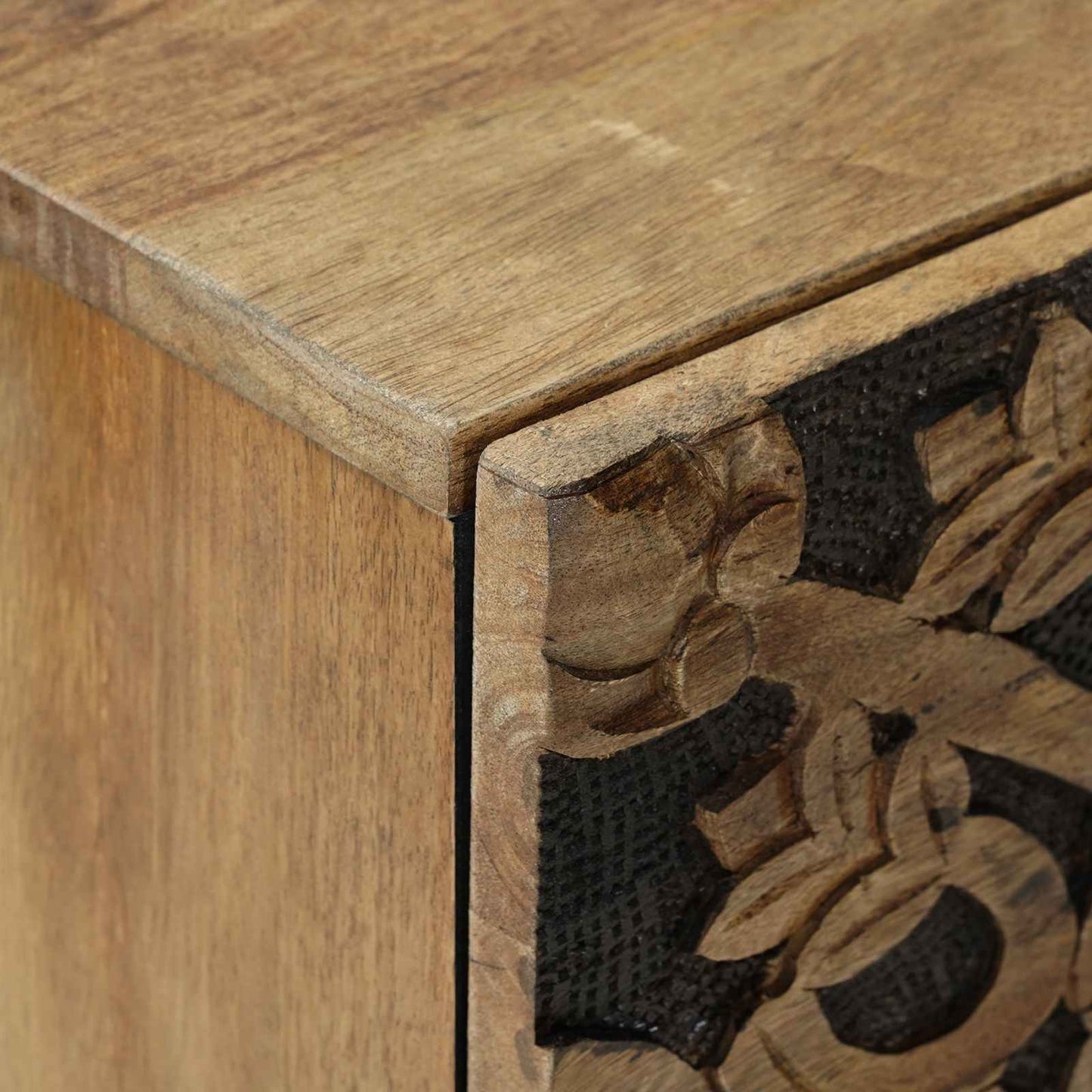 Credenza Marrone 80 x 33,5 x 75 cm Legno di mango massello | homemem39
