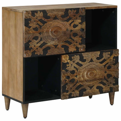 Credenza Marrone 80 x 33,5 x 75 cm Legno di mango massello | homemem39