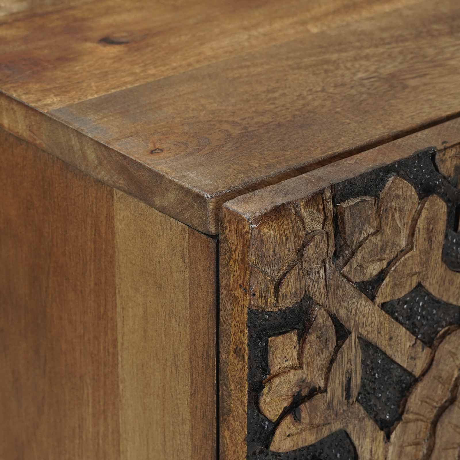 Credenza Marrone 90 x 33,5 x 75 cm Legno di mango massello | homemem39