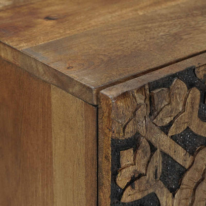 Credenza Marrone 90 x 33,5 x 75 cm Legno di mango massello | homemem39