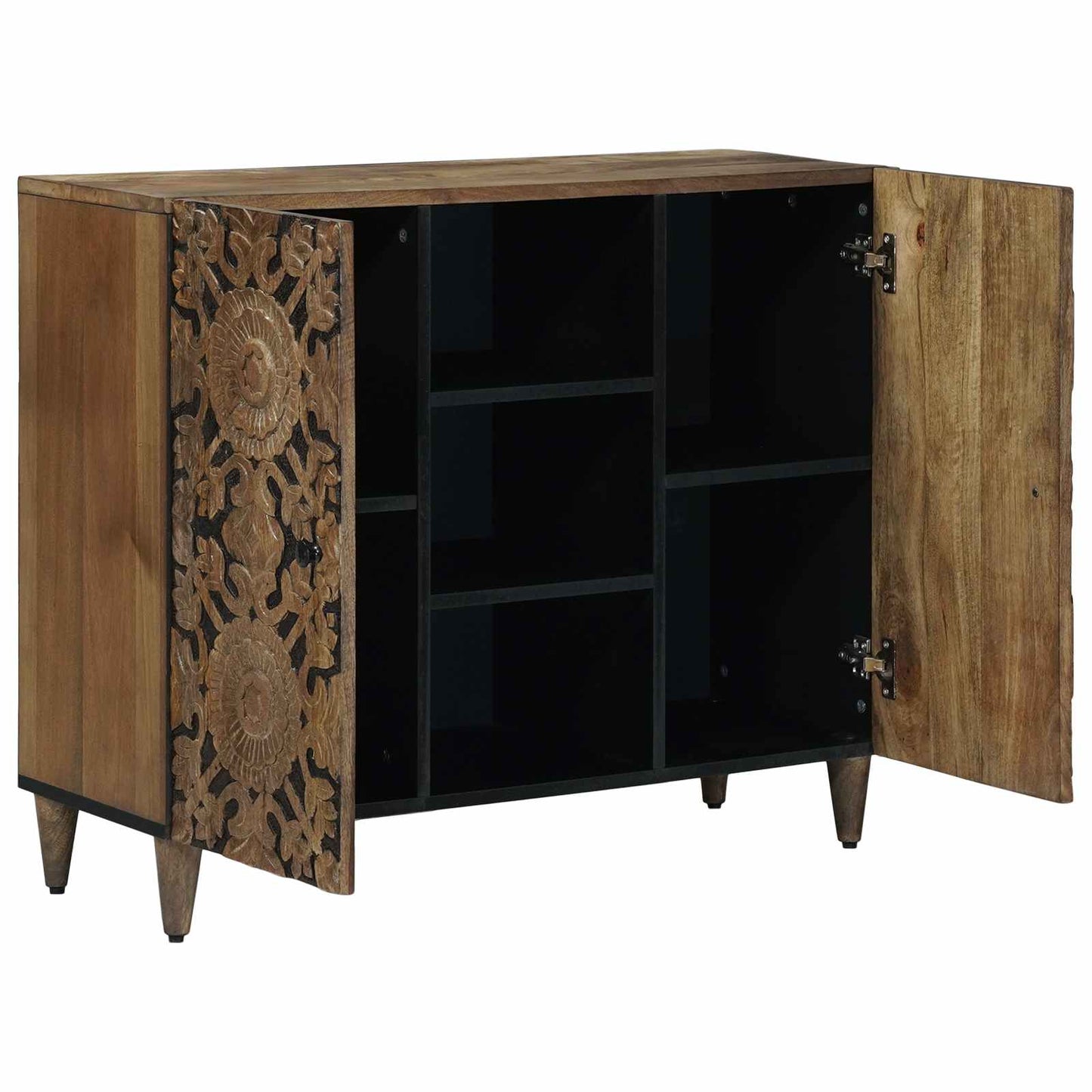 Credenza Marrone 90 x 33,5 x 75 cm Legno di mango massello | homemem39