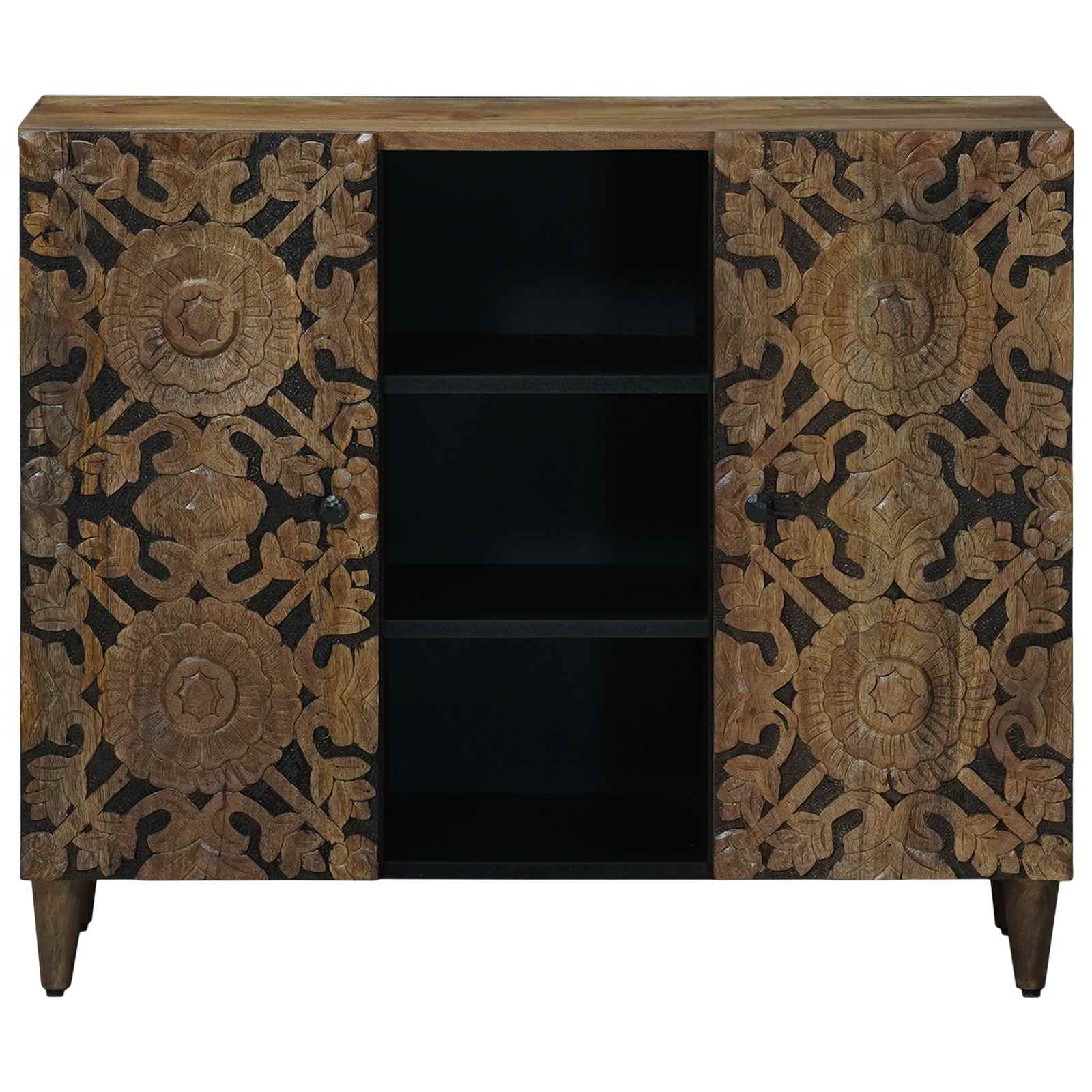 Credenza Marrone 90 x 33,5 x 75 cm Legno di mango massello | homemem39